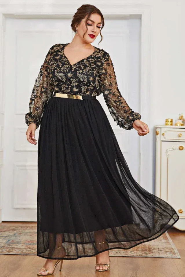 Bella Sequin Maxi Dress - TEVQA