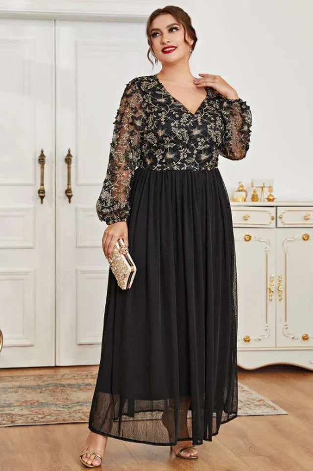 Bella Sequin Maxi Dress - TEVQA