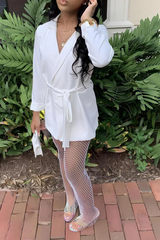 Fish Net Slit Rhinestone Pants | Dress In Beauty