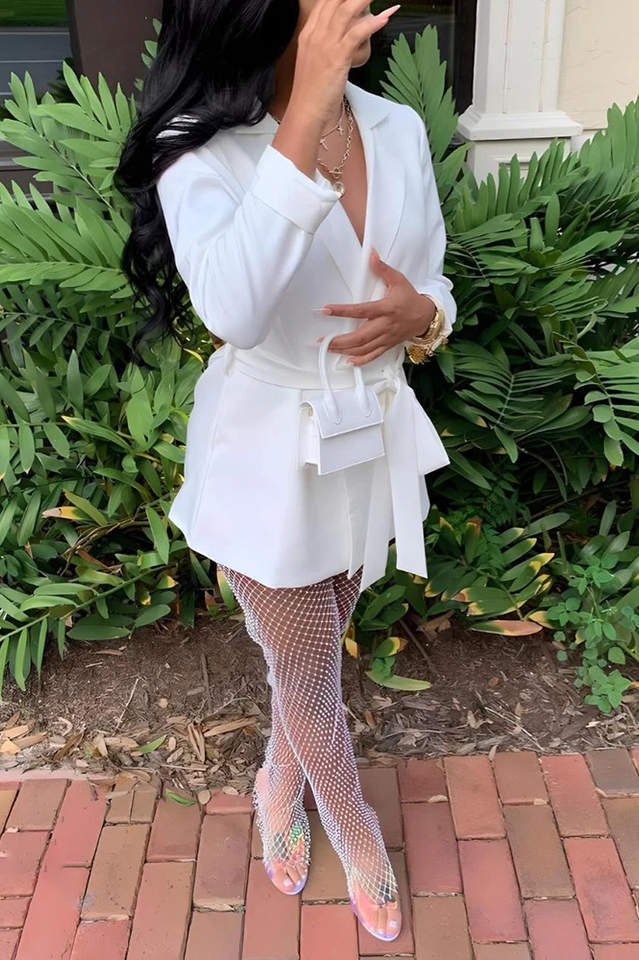 Fish Net Slit Rhinestone Pants | Dress In Beauty