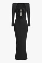 Formal maxi dress with sweetheart neckline - View 7 | TEVQA