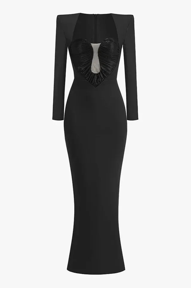 Formal maxi dress with sweetheart neckline - View 7 | TEVQA