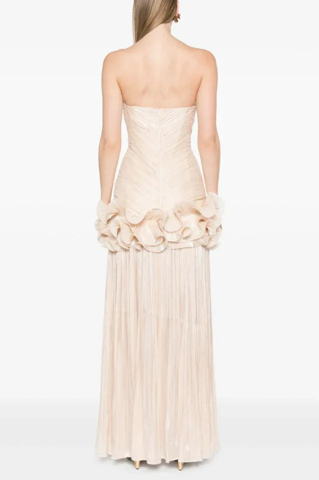 Ana Radu Ruffle-Detail Dress - TEVQA