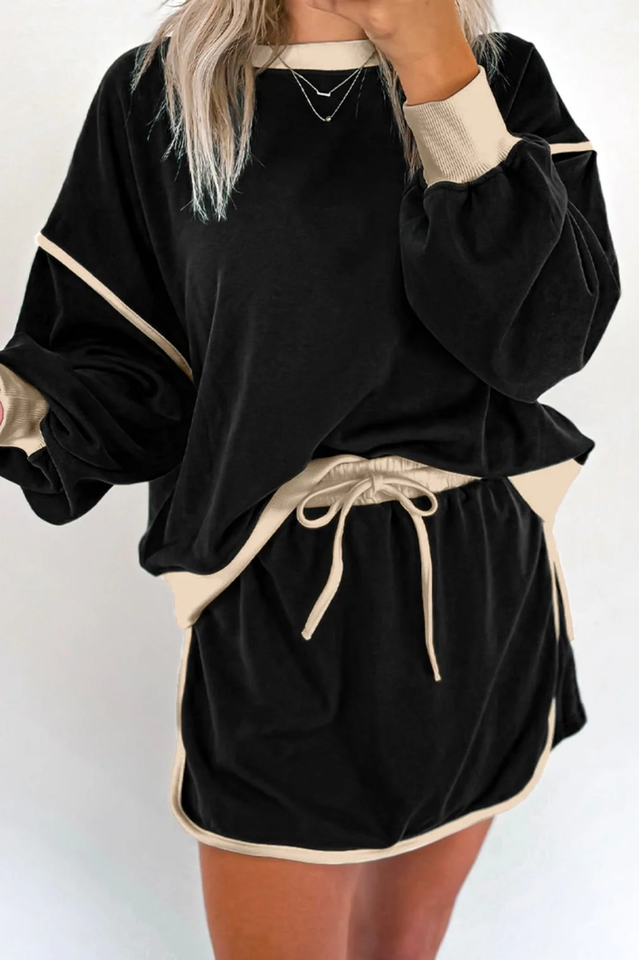 Rosey Red Pullover & Skort Set | Dress In Beauty