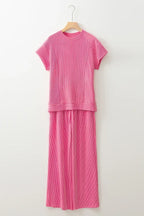 Women's Knit Lounge Set - View 13 | TEVQA