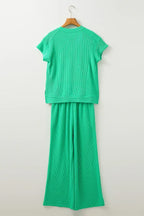 Women's Knit Lounge Set - View 23 | TEVQA