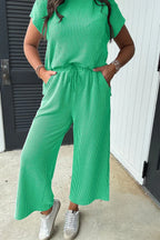 Women's Knit Lounge Set - View 21 | TEVQA