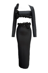 Dellis Flower Bandage Skirt Set | Dress In Beauty