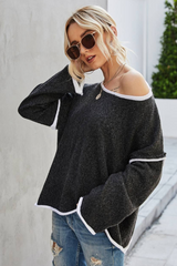 Crew Neck Pullover Long Sleeve Sweater | Dress In Beauty