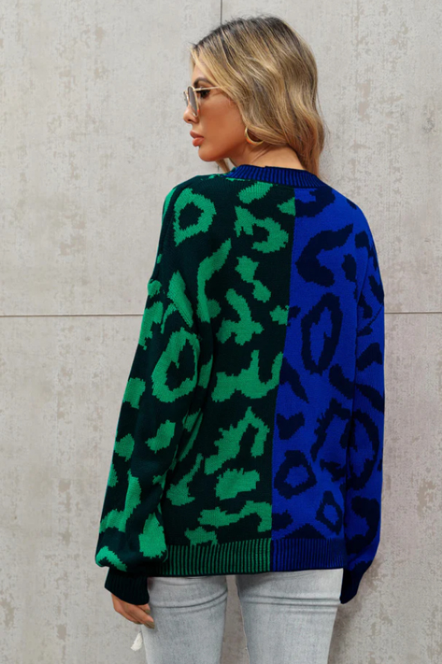 Janelle Leopard Button Up Knit Cardigan | Dress In Beauty