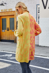 Hollis Leopard Knit Long Cardigan | Dress In Beauty