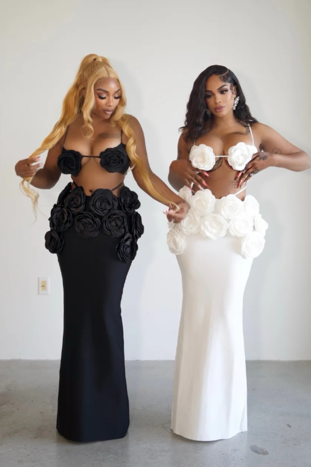 Irma Flower Bandage Skirt Set | Dress In Beauty