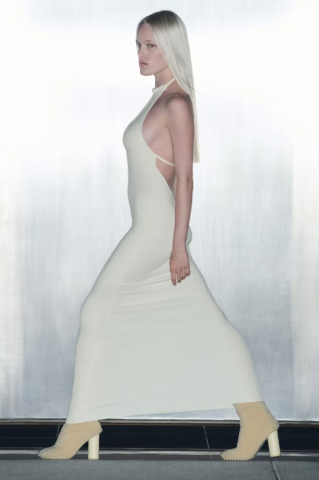 SKIMS Halter Long Dress | Dress In Beauty