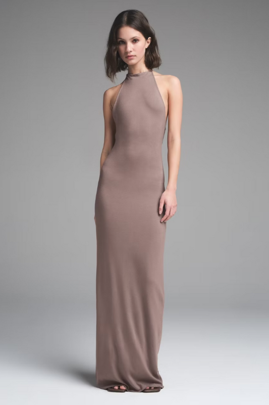 SKIMS Halter Long Dress | Dress In Beauty