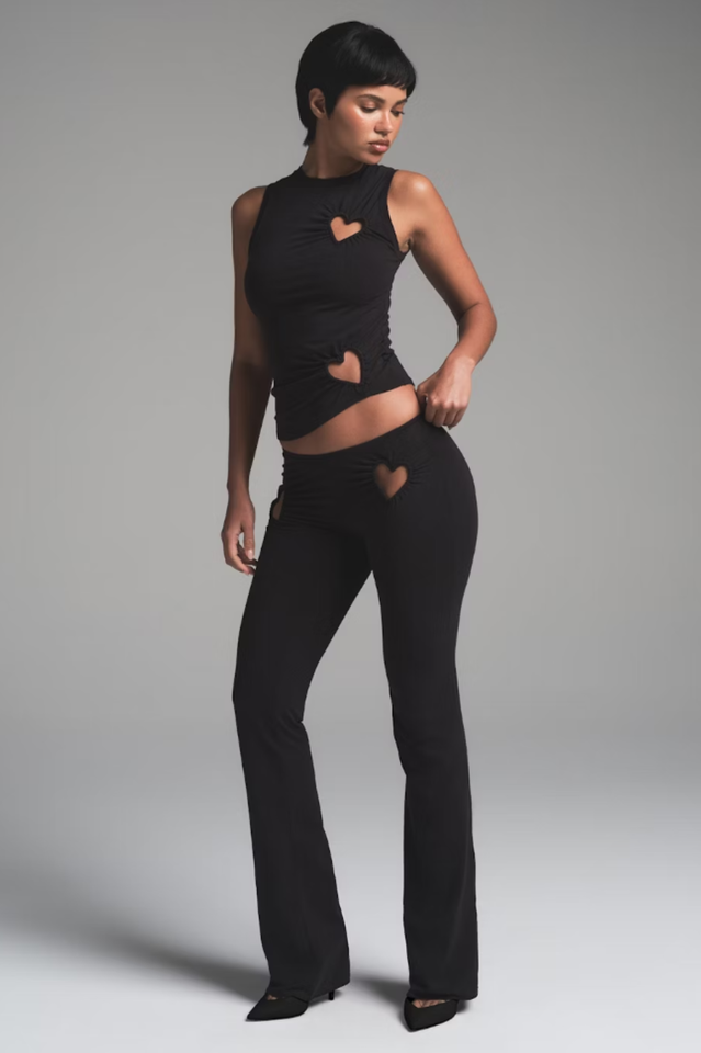 SKIMS Heart Flare Leggings Set | Dress In Beauty