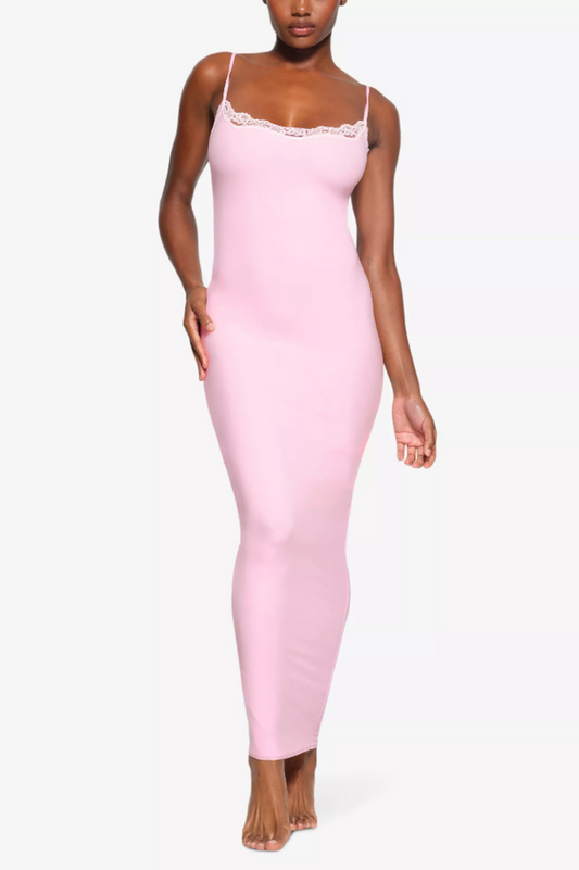 SKIMS Fits Everybody Lace Slip Dress | Dress In Beauty