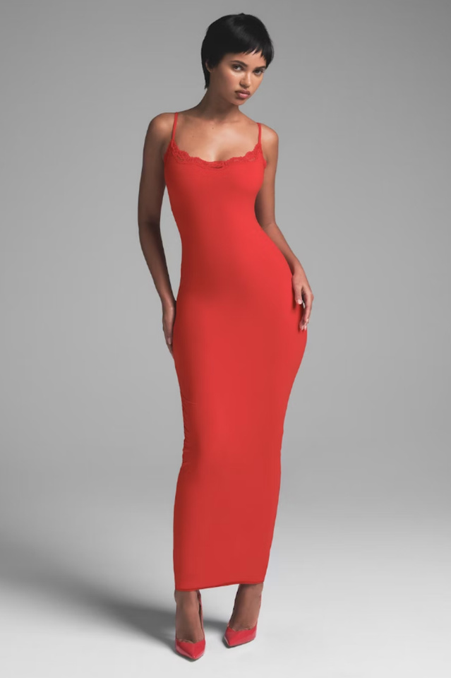 SKIMS Fits Everybody Lace Slip Dress | Dress In Beauty