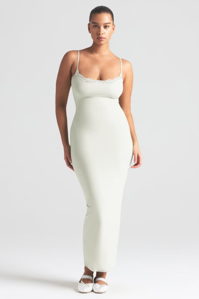 SKIMS Fits Everybody Lace Slip Dress | Dress In Beauty