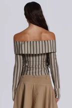 Emra Off The Shoulder Shirt - View 8 | TEVQA