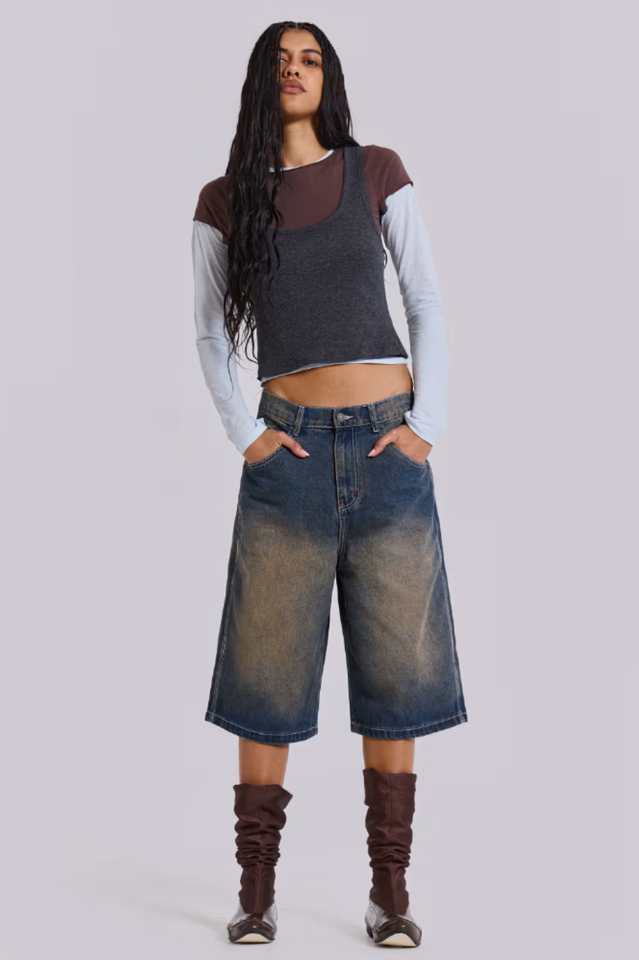 Bronx Jumbo Fit Denim Jorts | Dress In Beauty