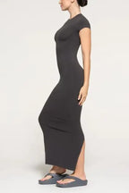 Vintage T-Shirt Maxi Dress - View 9 | TEVQA