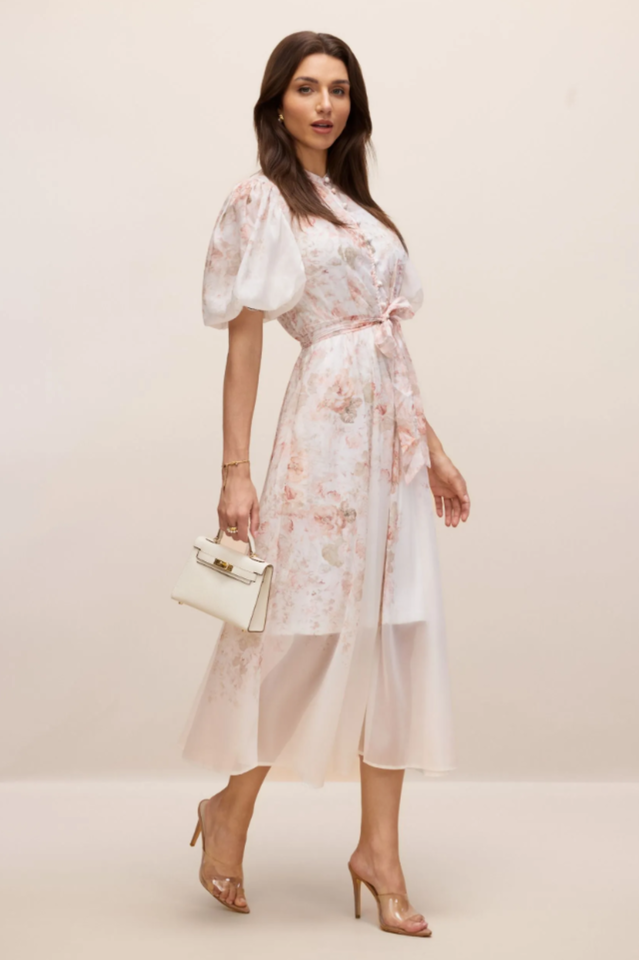 Denise Floral Print Midi Dress | Dress In Beauty