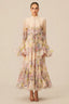 Alessia Floral Print Maxi Dress - TEVQA