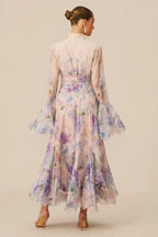 Alessia Floral Print Maxi Dress - TEVQA