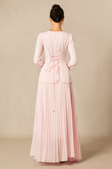 Athena Top & Pleated Skirt Set | Dress In Beauty