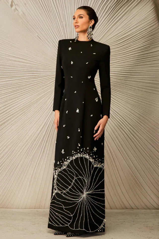 Virginia Diamond Embellished Maxi Dress Secondary image