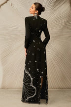Virginia Diamond Embellished Maxi Dress - TEVQA