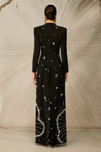 Virginia Diamond Embellished Maxi Dress - TEVQA