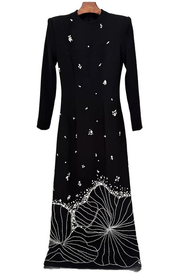 Virginia Diamond Embellished Maxi Dress | Dress In Beauty