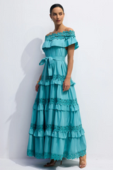 Beth Off Shoulder Tiered Maxi Dress | Dress In Beauty