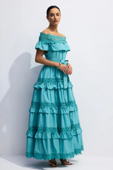 Beth Off Shoulder Tiered Maxi Dress | Dress In Beauty