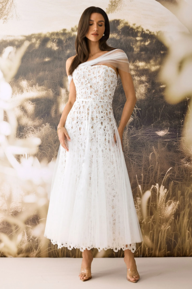 Martina Lace Embroidery Maxi Dress | Dress In Beauty