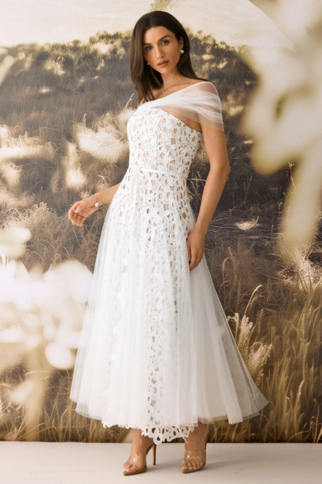 Martina Lace Embroidery Maxi Dress | Dress In Beauty