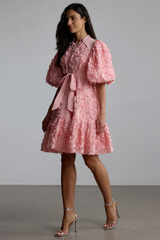 Emeline 3D Floral Mini Dress | Dress In Beauty