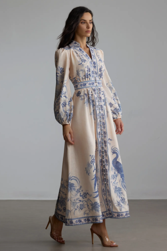 Melody Patterned Print Maxi Dress | Dress In Beauty