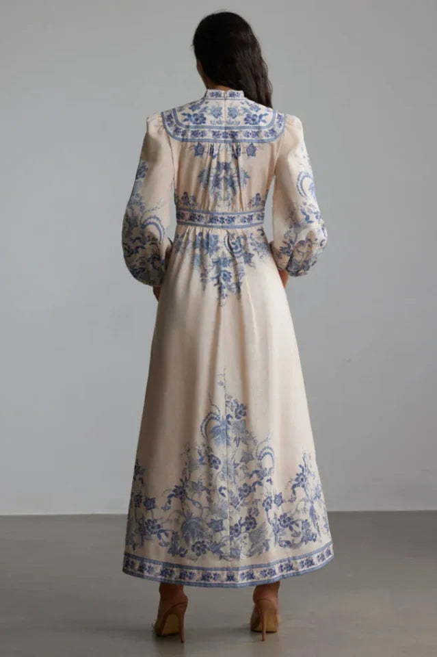 Melody Patterned Print Maxi Dress - View 11 | TEVQA