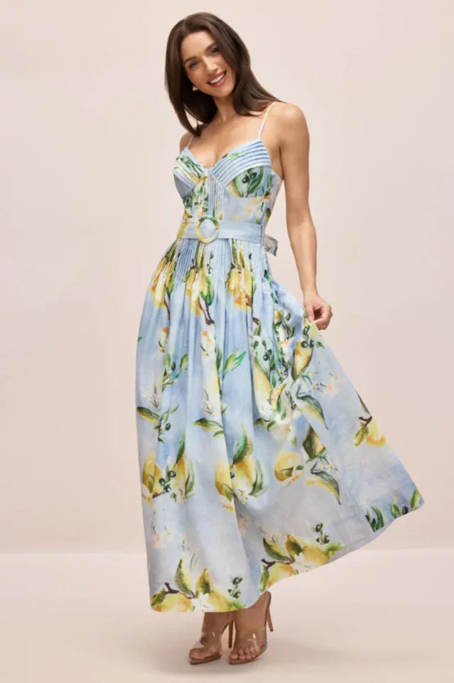 Joyce Spaghetti Strap Maxi Dress - View 6 | TEVQA