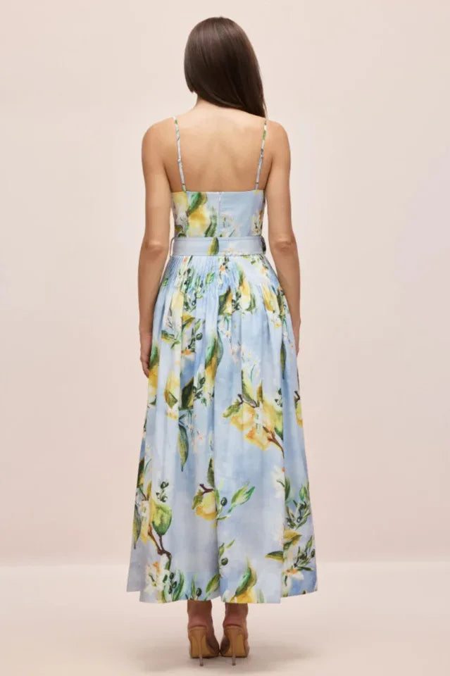 Joyce Spaghetti Strap Maxi Dress - View 7 | TEVQA