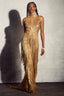 Kimberley Sleeveless Beaded Fringe Maxi Dress - TEVQA