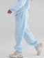 Comfortable fleece joggers with elastic waistband - View 21 | TEVQA