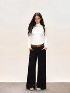 Fitted mock neck thermal top - View 6 | TEVQA