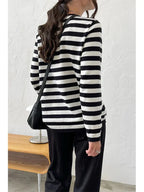 Classic Breton striped crew neck sweater - View 12 | TEVQA