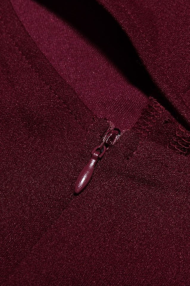 Annita Crepe Halter Midi Dress - Tevqa