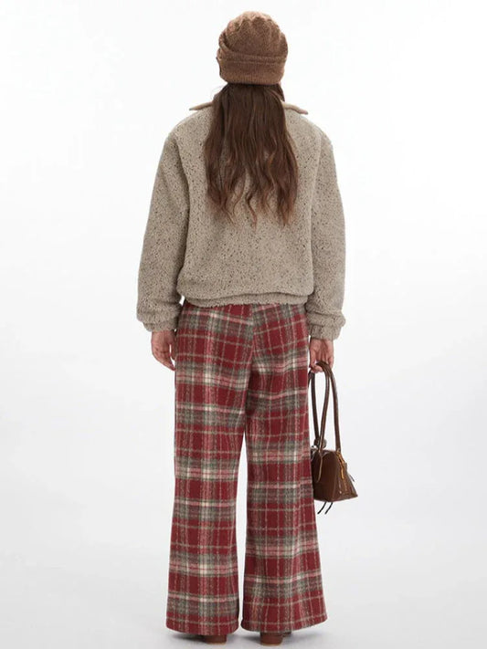 American Retro Speckled Sherpa Jacket - TEVQA