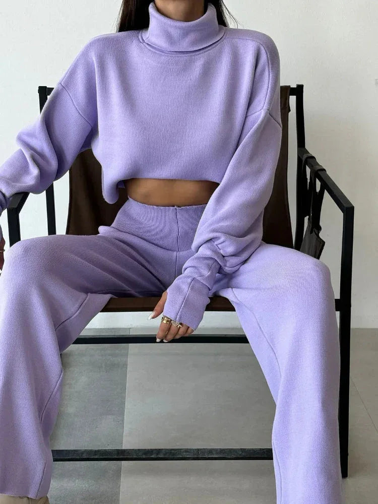 Ribbed knit two-piece set - View 13 | TEVQA