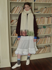 Artisan Dip-Dye Wool Blend Scarf